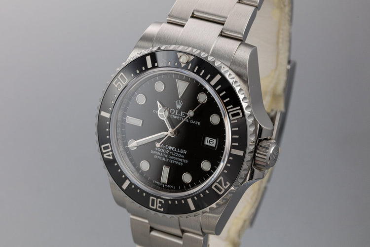 2017 Rolex Sea-Dweller 116600 with Box and Papers.