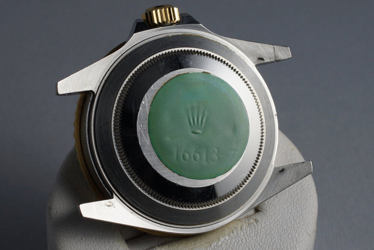 1995 Rolex Two Tone Blue Submariner 16613