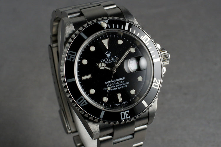 2005 Rolex Submariner 16610 T