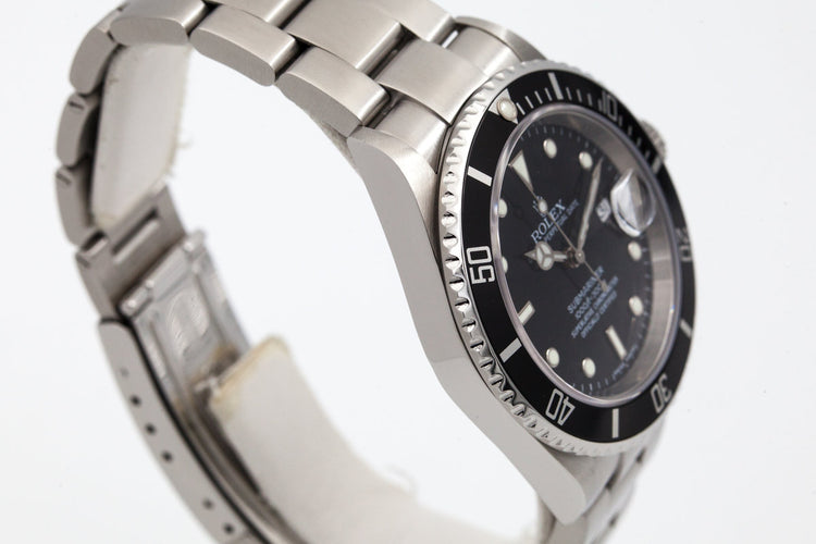 2006 Rolex Submariner 16610 with Box and Papers