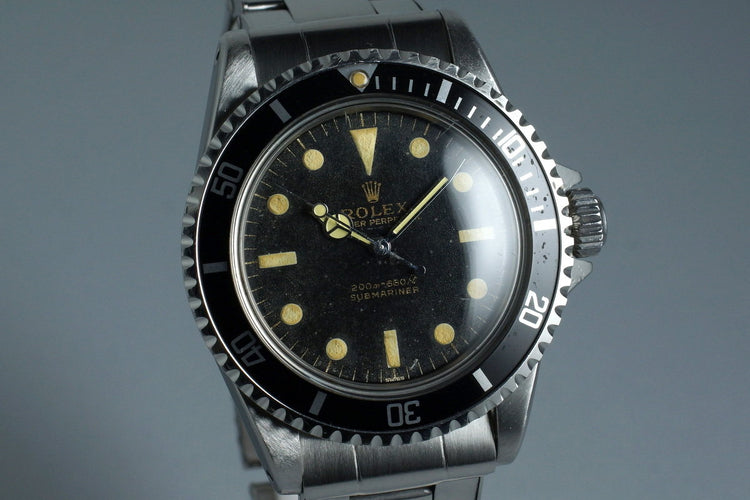 1963 Rolex Submariner 5513 Glossy Gilt UNDERLINE Dial
