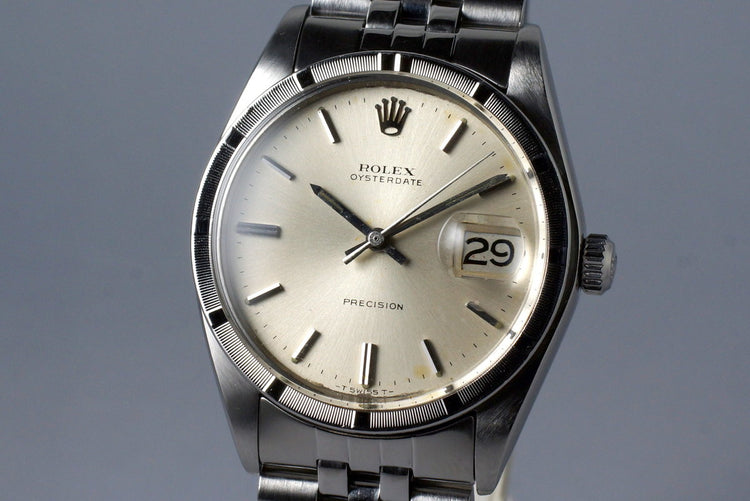 1972 Rolex OysterDate 6694 Silver Dial