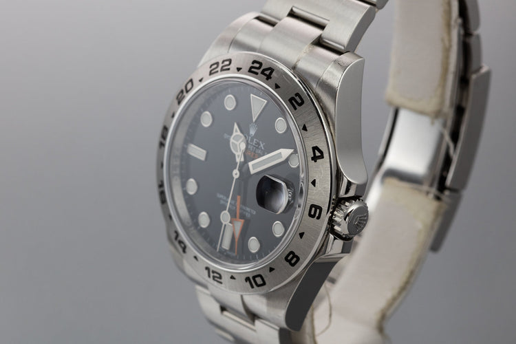 2018 Rolex Explorer II 216570 with Box and Papers
