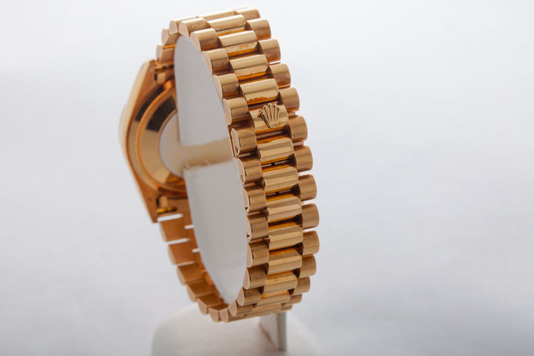 1995 Rolex YG Day Date 18238 Double Quick