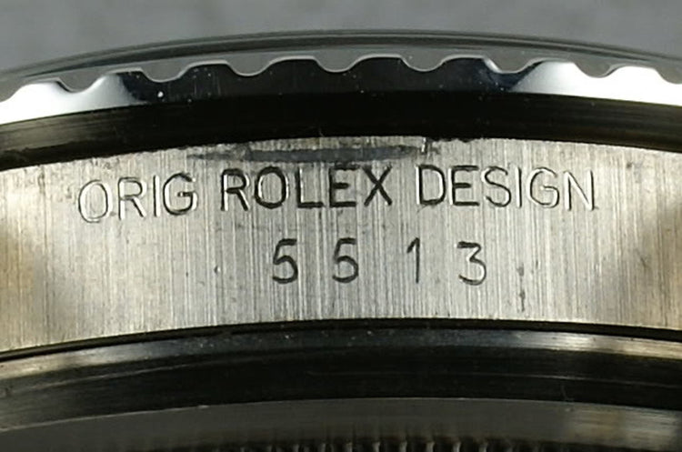 Rolex Submariner Dial 5513 WG surrounds on NATO
