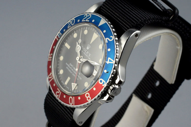 1968 Rolex GMT 1675 Brown Mark I Dial