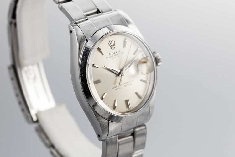 1964 Rolex Date 1500 Silver Dial