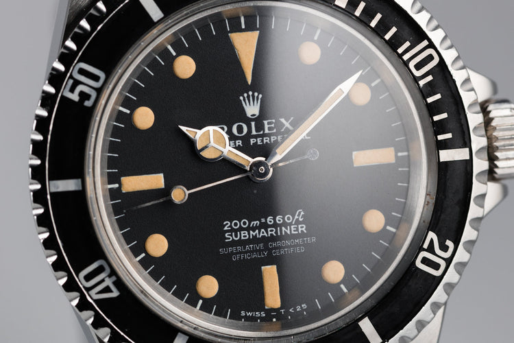 1967 Rolex Submariner 5512 with Meters First Dial