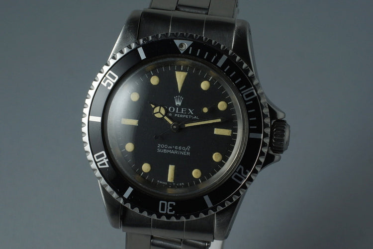 1967 Rolex Submariner 5513 Meters First