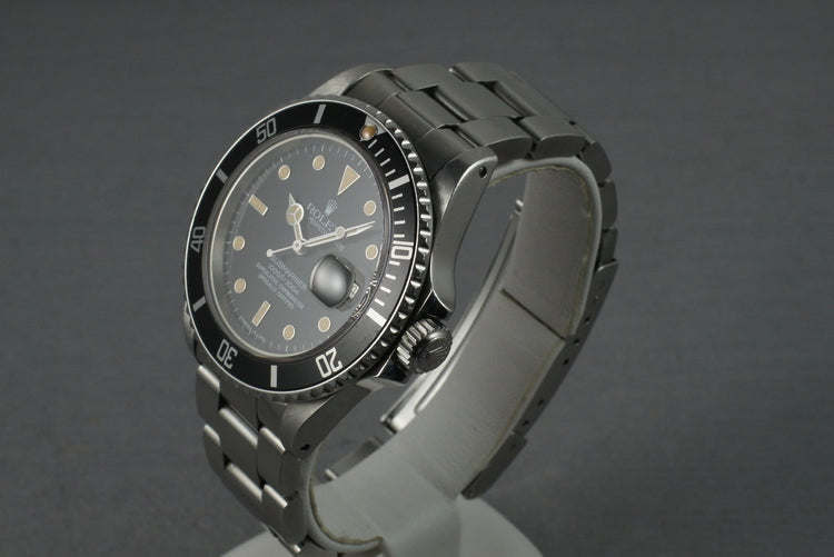Rolex Submariner 16800 with Creamy WG surround Dial