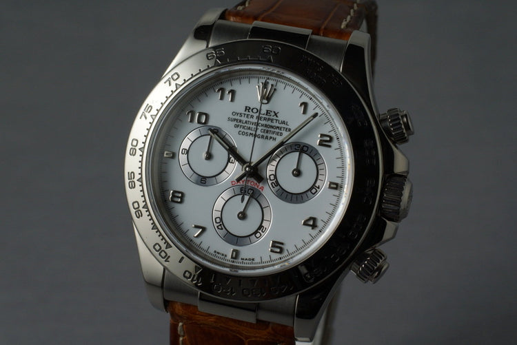 2002 Rolex 18K WG Daytona 116519