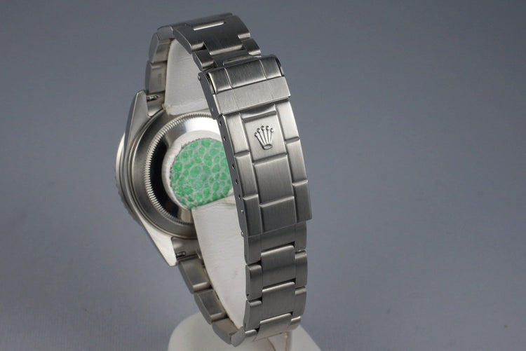2004 Rolex Green Submariner 16610LV Mark I Dial and Insert