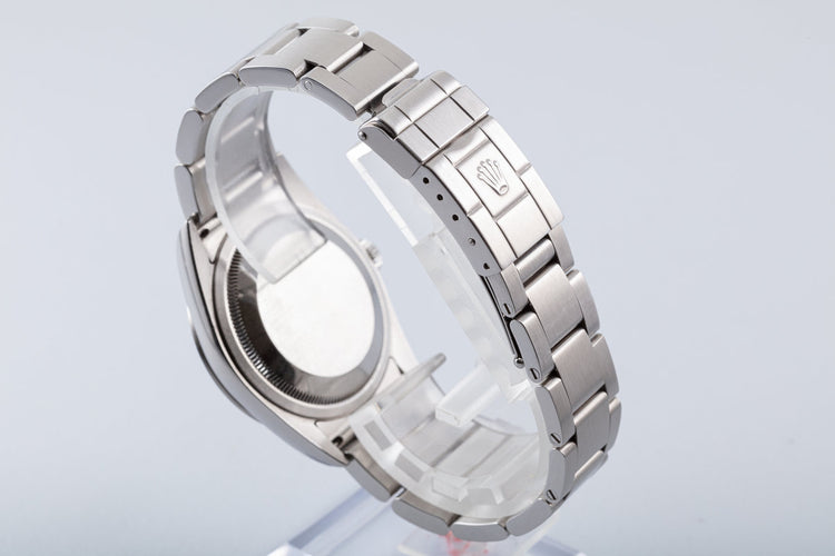 2000 Unpolished Rolex Explorer 114270 Swiss with Box Papers & Service Card