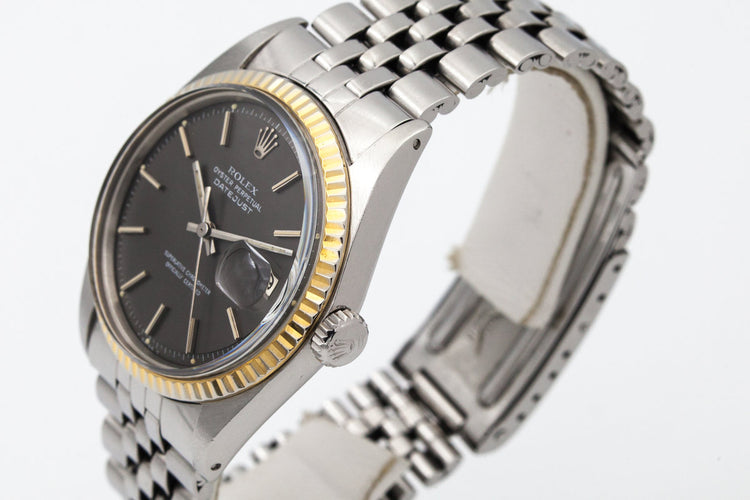 1970 Rolex DateJust 1601 with Matte Gray Dial