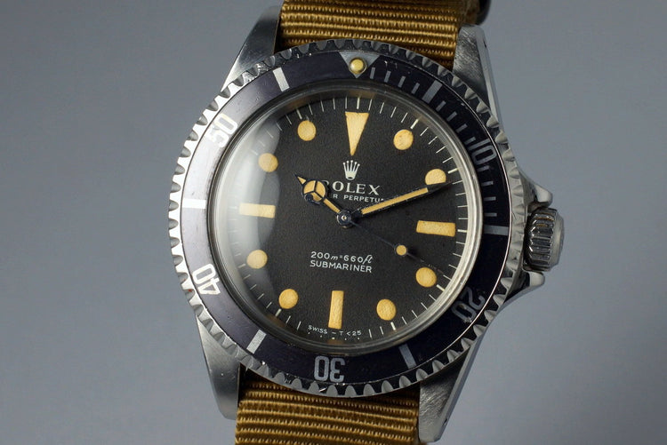 1967 Rolex Submariner 5513 Meters First