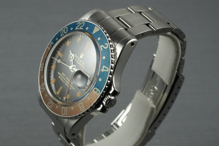 1965 Rolex GMT 1675 Glossy Gilt Dial