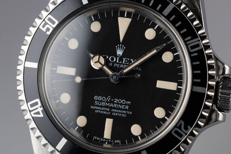 1977 Rolex Submariner 5512 with Mark 1 Maxi Dial