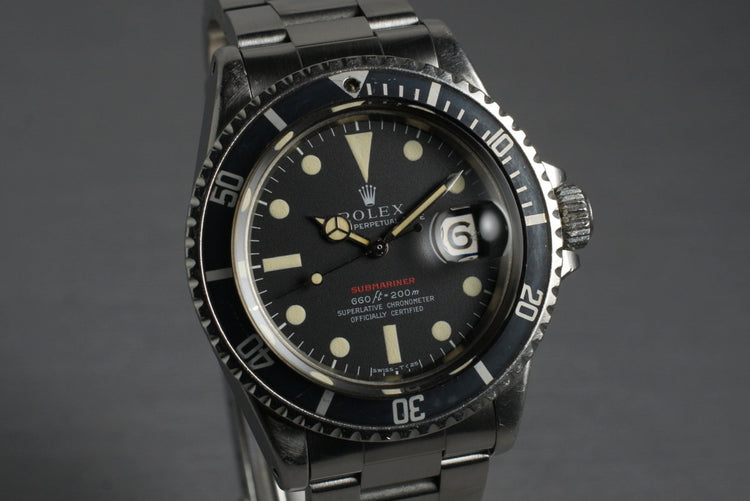 1970 Rolex Red Submariner 1680 Mark IV