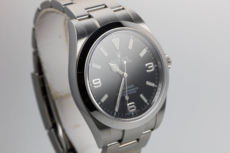 2014 Rolex Explorer 214270 with Box and Papers