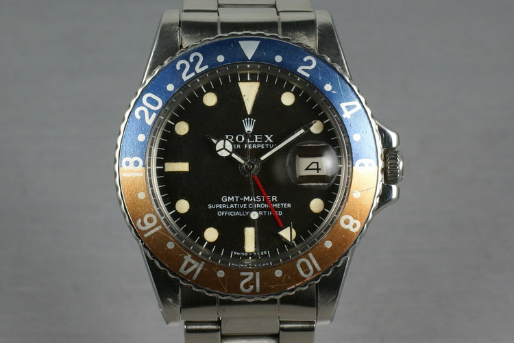 Rolex GMT 1675 with Mark 1 Dial