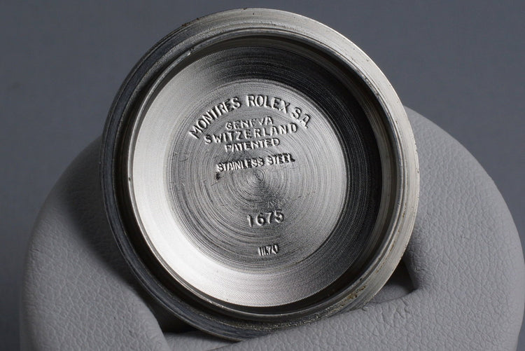 1970 Rolex GMT 1675 with RSC Papers