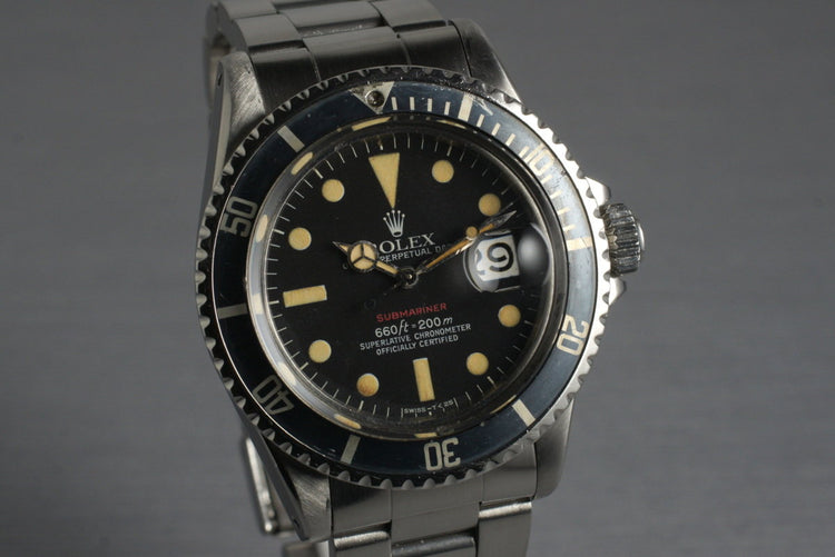 1972 Rolex Red Submariner 1680 Mark VI
