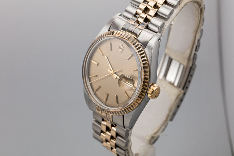 1969 Rolex Two-Tone DateJust1601 with Brown Dial