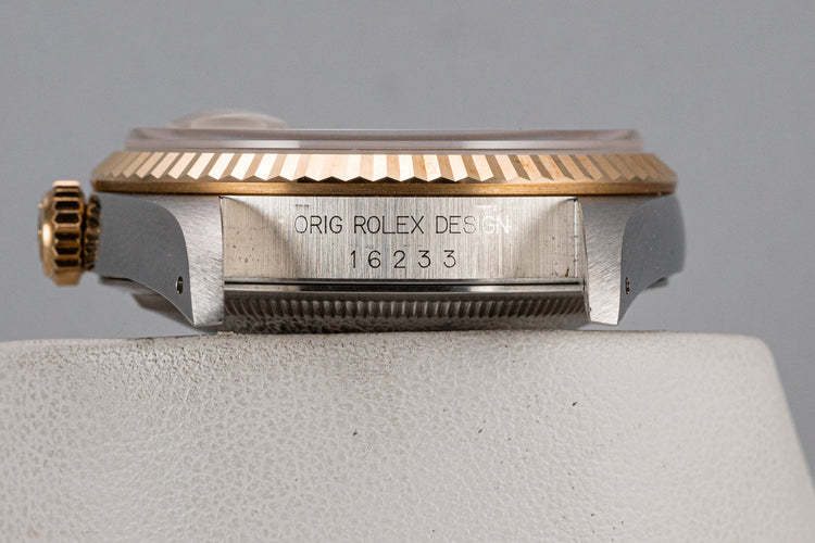 1991 Rolex Two-Tone DateJust 16233 Champagne Dial with Rosy Case Patina