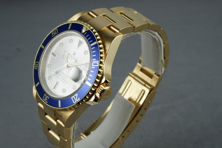2008 Submariner Submariner 16618 with Gray Serti Dial