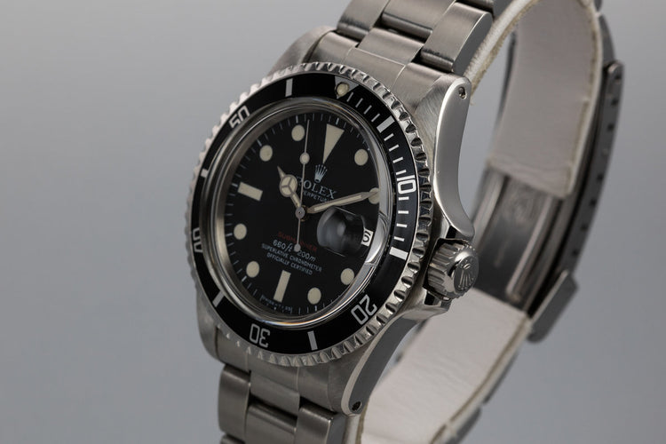 1971 Rolex Red Submariner 1680
