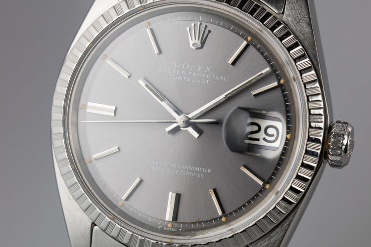 1972 Rolex DateJust 1603 Grey Dial