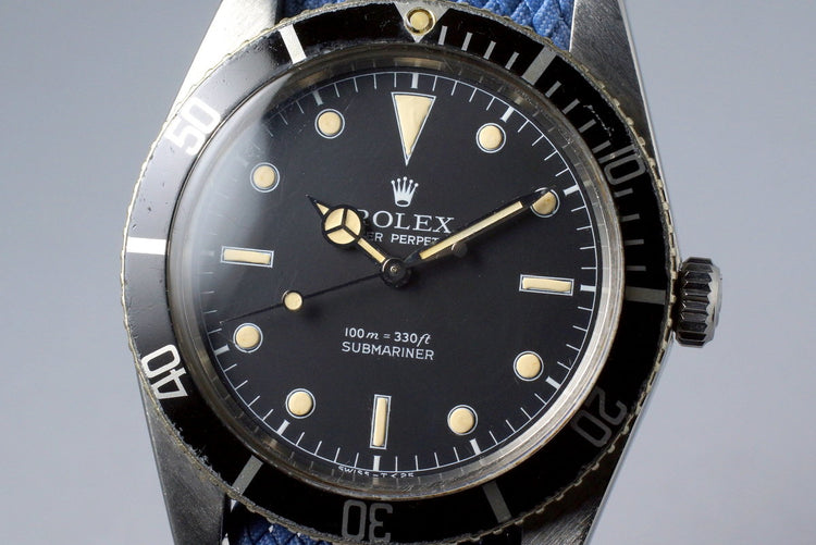 1958 Rolex Submariner 5508 Service Dial