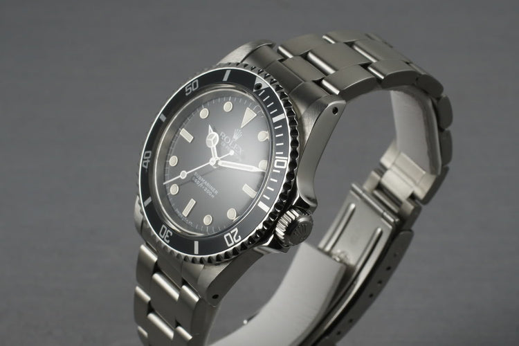 1987 Rolex Submariner 5513 with Box and Papers