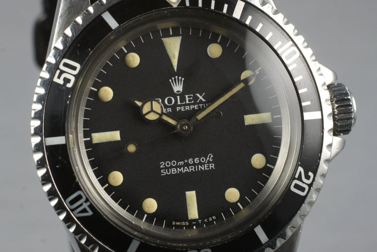 1967 Rolex Submariner 5513 Meters First