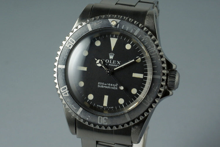1968 Rolex Submariner 5513 Meters First