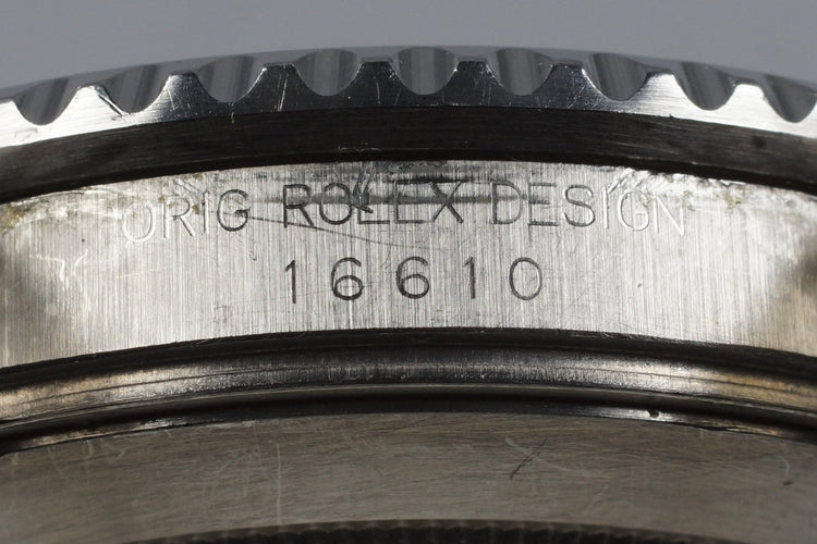 1991 Rolex Submariner 16610