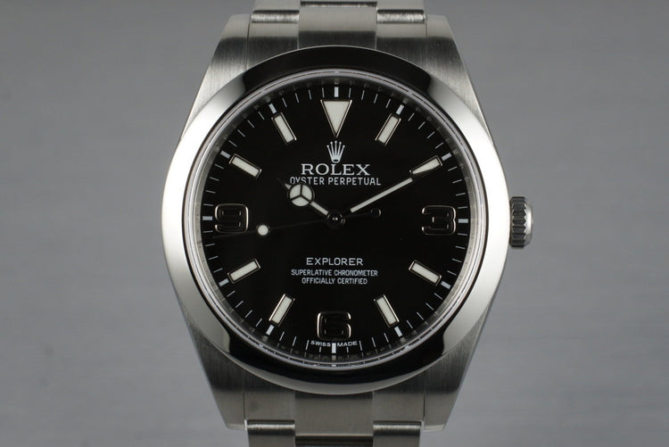 2012 Rolex Explorer 214270 with Box and Papers