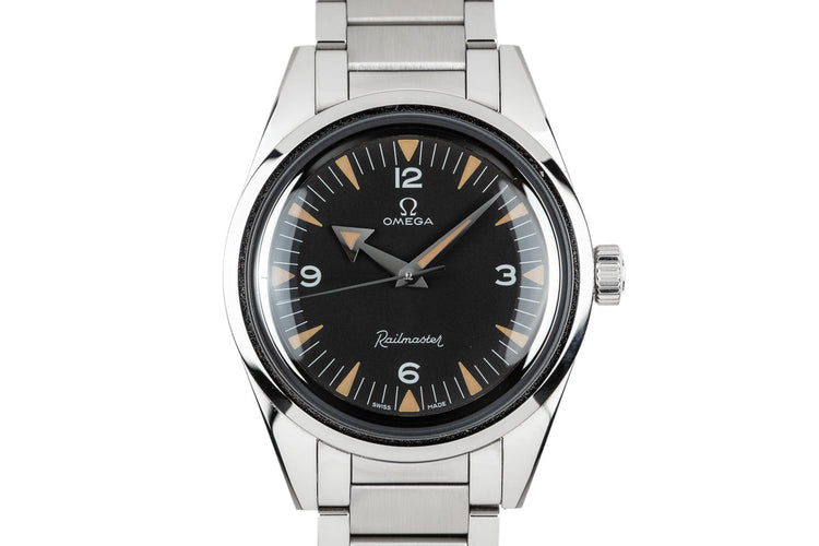 2017 Omega Railmaster 60th Anniversary Edition 220.10.38.20.01.002 with Box and papers