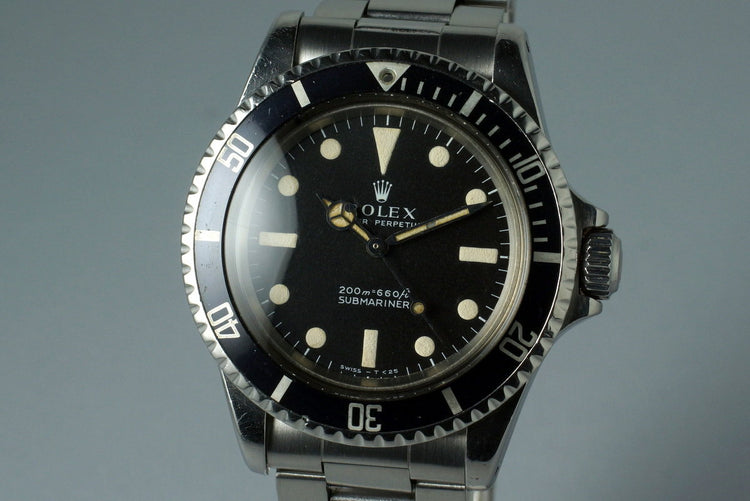 1966 Rolex Submariner 5513 Meters First Dial