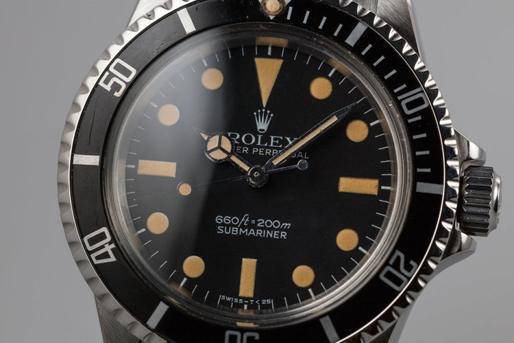 1978 Rolex Submariner 5513 with Mk I Maxi Dial
