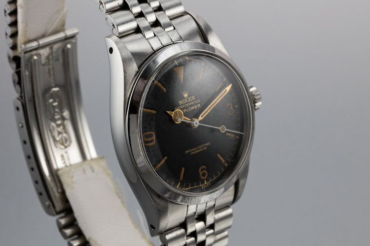1958 Rolex Explorer 6610 Gilt Dial with "Night Sky" Patina