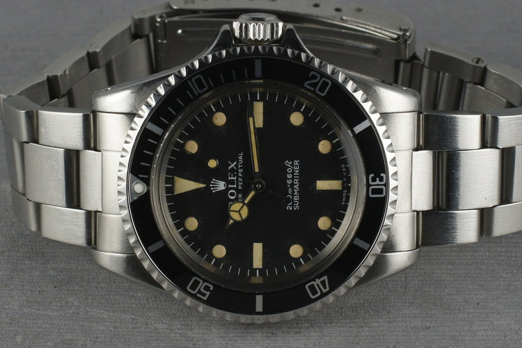 Rolex Submariner 5513 Meters First with creamy markers