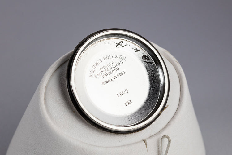 1971 Rolex DateJust 1601 with No Lume Linen Dial