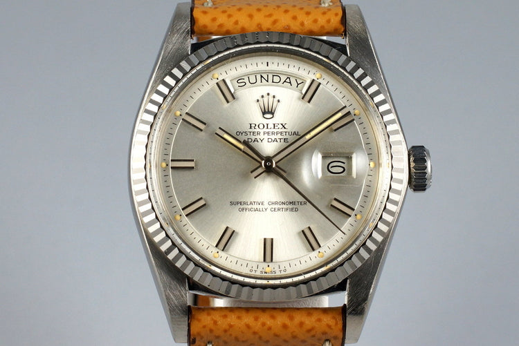 1972 Rolex WG Day-Date 1803 ‘Wide Boy’ Sigma Dial
