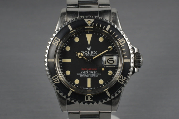 1971 Rolex Red Submariner 1680 with Mark 5 Dial