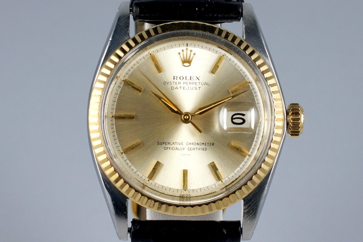 時計 ROLEX Rolex Men's Two-Tone Genuine 4link HQ Milton - 1964 Rolex Two Tone Datejust 1601 UNDERLINE, Inventory