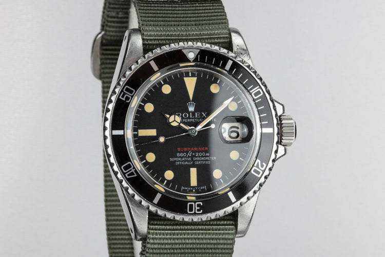 1971 Rolex Red Submariner 1680 with MK IV Dial