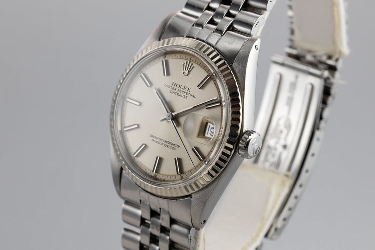 1972 Rolex DateJust 1601 with Silver Sigma Dial