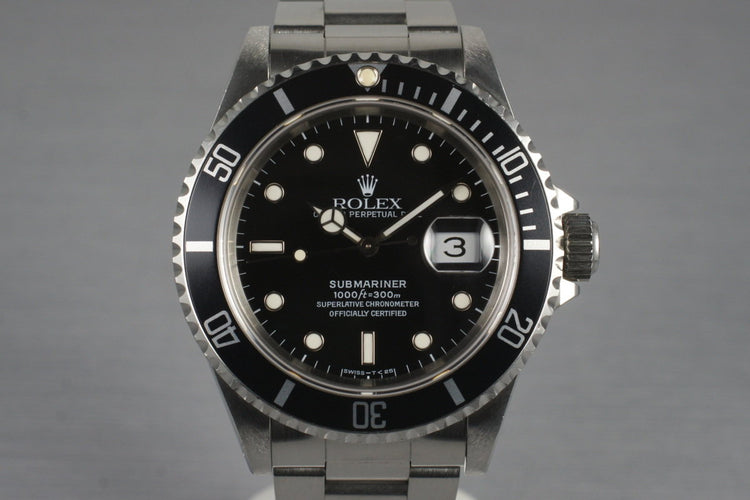 1991 Rolex Submariner 16610
