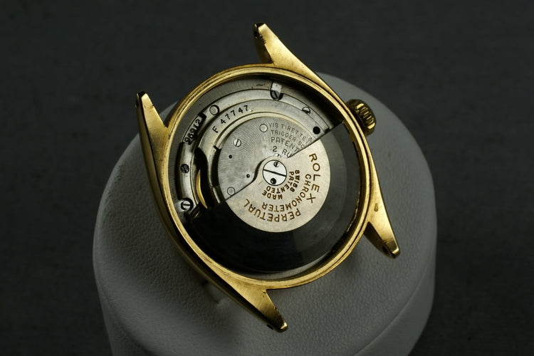 1952 Rolex 18K Oyster Perpetual 6085 with red “officially” on the dial